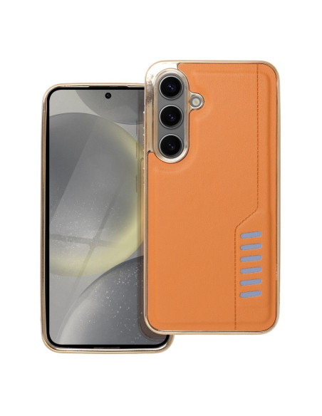 MILANO Coque pour SAMSUNG S24 marron