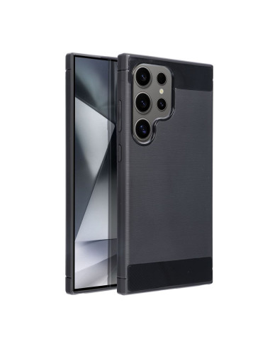 COQUE FORCELL - CARBON pour SAMSUNG Galaxy S24 Ultra NOIR