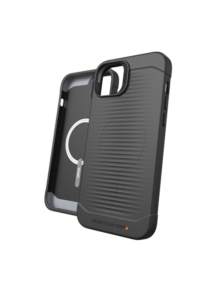 GEAR4 Havana Snap case compatible with MagSafe for IPHONE 14 Plus black