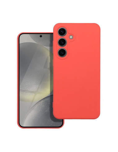COQUE SILICONE pour SAMSUNG Galaxy S24 pêche