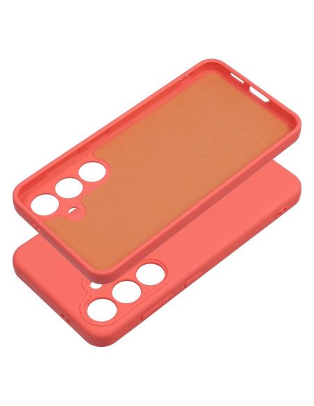 COQUE SILICONE pour SAMSUNG Galaxy S24 pêche