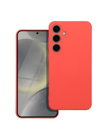COQUE SILICONE pour SAMSUNG Galaxy S24 PLUS pêche
