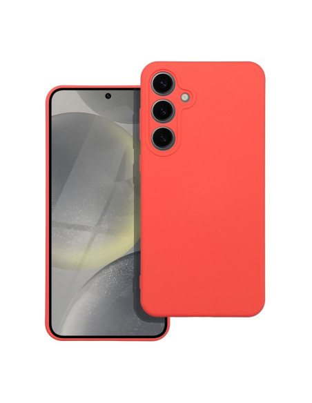 COQUE SILICONE pour SAMSUNG Galaxy S24 PLUS pêche