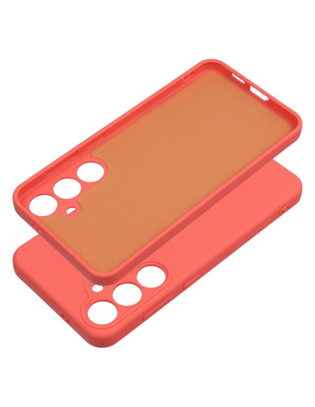COQUE SILICONE pour SAMSUNG Galaxy S24 PLUS pêche