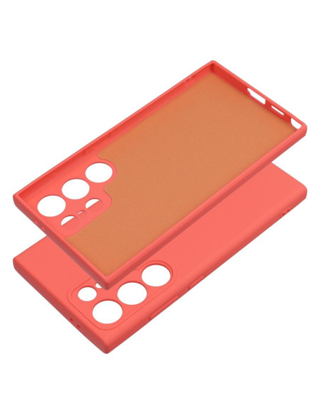 COQUE SILICONE pour Galaxy S24 Ultra pêche