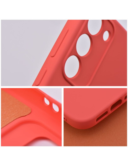 COQUE SILICONE pour Galaxy S24 Ultra pêche