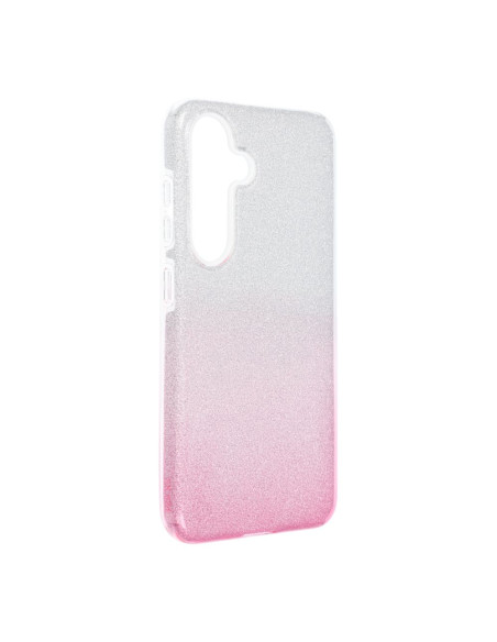 Coque Forcell - SHINING pour SAMSUNG Galaxy S24 TRANSPARENT / ROSE