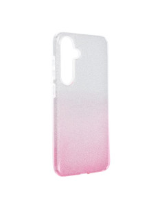 Coque Forcell - SHINING pour SAMSUNG Galaxy S24 PLUS TRANSPARENT / ROSE