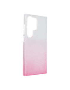 Coque Forcell - SHINING pour SAMSUNG Galaxy S24 ULTRA TRANSPARENT / ROSE