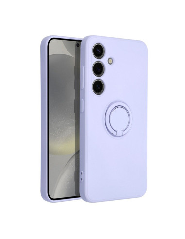 Coque SILICONE RING pour SAMSUNG Galaxy S24 violet