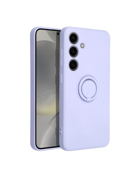 Coque SILICONE RING pour SAMSUNG Galaxy S24 violet