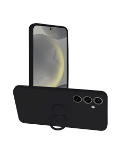 Coque SILICONE RING pour SAMSUNG Galaxy S24 PLUS noir