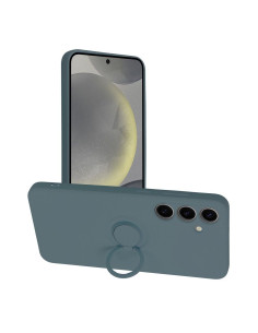 Coque SILICONE RING pour SAMSUNG Galaxy S24 PLUS vert