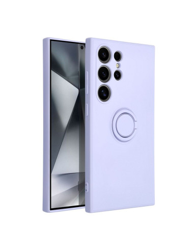 Coque SILICONE RING pour SAMSUNG Galaxy S24 ULTRA violet