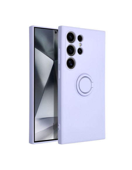 Coque SILICONE RING pour SAMSUNG Galaxy S24 ULTRA violet