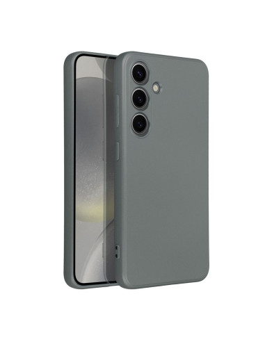 Coque METALLIC pour SAMSUNG S24 gris