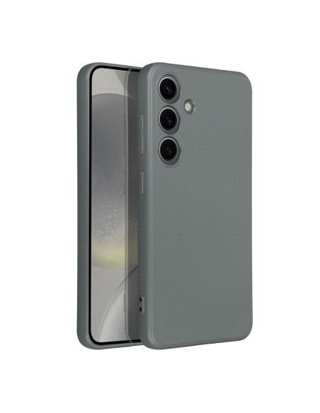 Coque METALLIC pour SAMSUNG S24 gris
