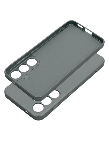 Coque METALLIC pour SAMSUNG S24 gris