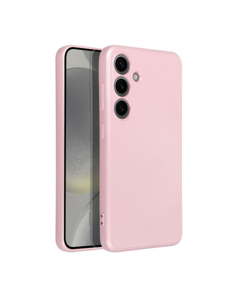 Coque METALLIC pour SAMSUNG S24 rose