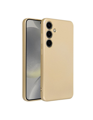 Coque METALLIC pour SAMSUNG S24 PLUS or