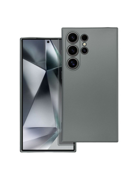 Coque METALLIC pour SAMSUNG S24 ULTRA gris