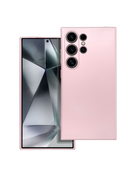Coque METALLIC pour SAMSUNG S24 ULTRA rose