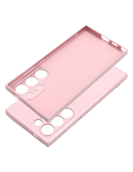 Coque METALLIC pour SAMSUNG S24 ULTRA rose