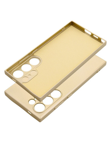 Coque METALLIC pour SAMSUNG S24 ULTRA or