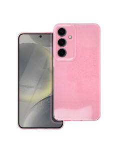 Coque CLEAR CASE 2mm BLINK pour SAMSUNG S24 PLUS rose