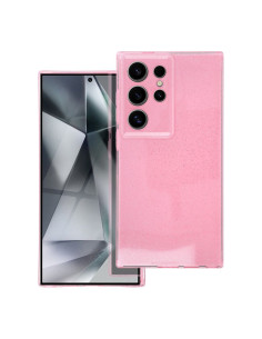 Coque transparente 2mm BLINK pour SAMSUNG S24 ULTRA rose