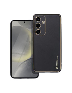 Etui LEATHER Case en cuir pour SAMSUNG Galaxy S24 NOIR