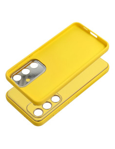Etui LEATHER Case en cuir pour SAMSUNG Galaxy S24 JAUNE 2