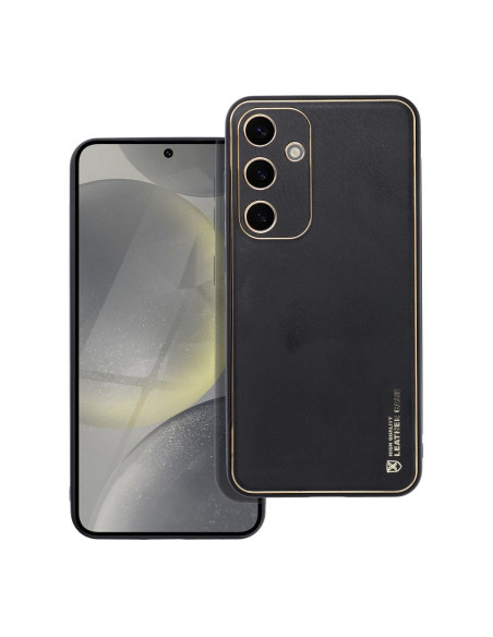 Etui LEATHER Case en cuir pour SAMSUNG Galaxy S24 PLUS NOIR