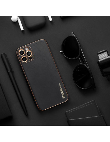 Etui LEATHER Case en cuir pour SAMSUNG Galaxy S24 PLUS NOIR