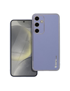 Etui LEATHER Case en cuir pour SAMSUNG Galaxy S24 PLUS BLEU