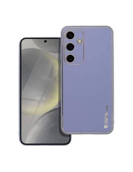 Etui LEATHER Case en cuir pour SAMSUNG Galaxy S24 PLUS BLEU