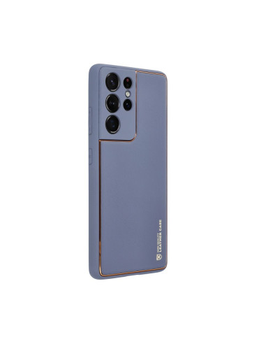 Etui LEATHER Case en cuir pour SAMSUNG Galaxy S24 PLUS BLEU
