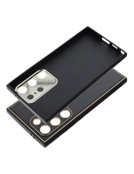 Etui LEATHER Case en cuir pour SAMSUNG Galaxy S24 ULTRA NOIR