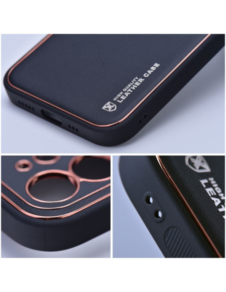 Etui LEATHER Case en cuir pour SAMSUNG Galaxy S24 ULTRA NOIR