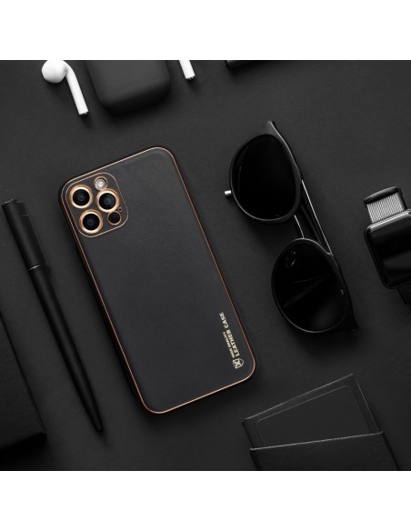 Etui LEATHER Case en cuir pour SAMSUNG Galaxy S24 ULTRA NOIR