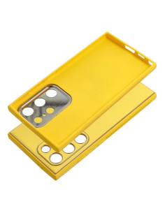 Etui LEATHER Case en cuir pour SAMSUNG Galaxy S24 ULTRA JAUNE 2